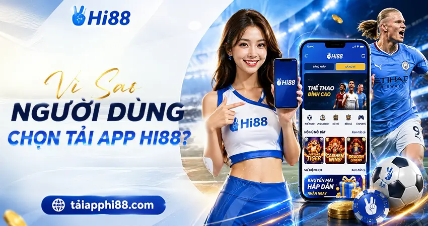 Vì sao người dùng chọn tải app Hi88