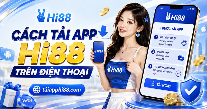 Cách tải app Hi88 trên điện thoại