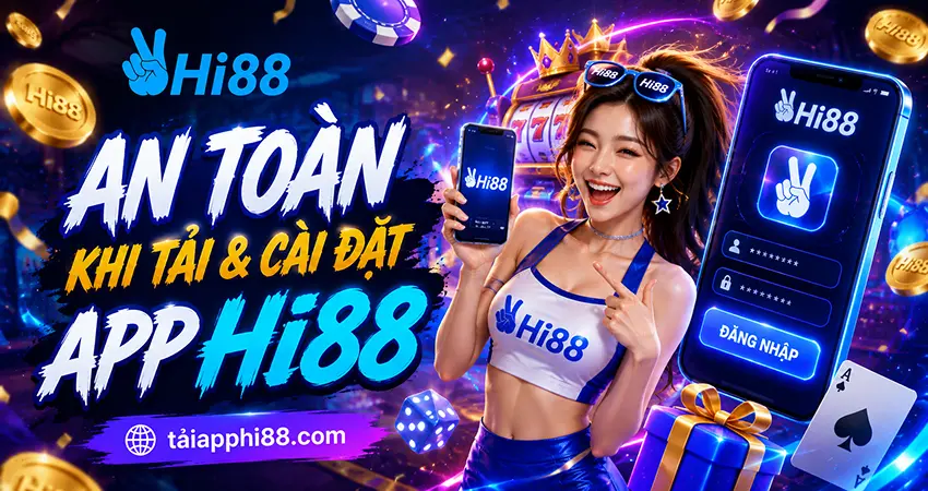 An toàn khi tải và cài đặt app Hi88